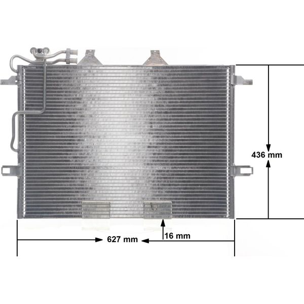 Mahle Ac 318 000S - Oe 211 500 500 02 54 Klimakondensator FüR Cls (C219), E-Klasse (W211), E-Klasse (VF211), E-Klasse (S211)-image