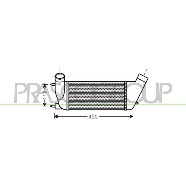 Prasco CI942N002 - Intercooler Oe 0384J9 Per C8 (Ea, Eb), Jumpy (VF7), Scudo, Ulysse, 807 (Eb), Expert (Vf), Expert Tepee (VF3X)-image