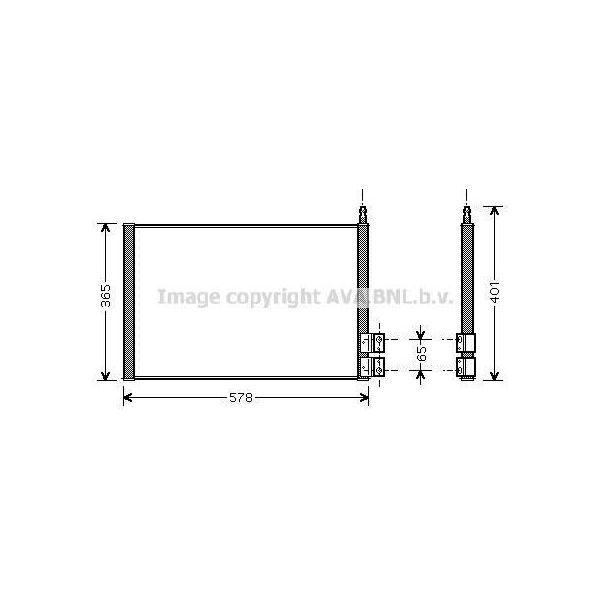 Prasco FDA5328 - Oe 1142771 Klimakondensator Per Fiesta V, Fusion, 2 (Dy)-image