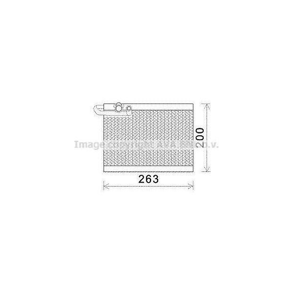 Prasco PEV351 - Evaporatore Oe 6444G5, Impianto Di Climatizzazione Per C4 (La), C4 I (Lc), 307, 307 Cc (3B), 307 Sw (3H)-image