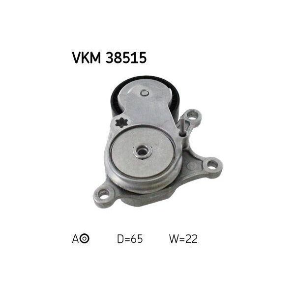 Skf Vkm 38515 - Oe 270 200 00 70 Puleggia Tenditore, Cinghia A V Per Classe Gla (X156), Cla (X117), Cla (C117), Cla (C118), Classe B (W246), Classe A (W177), Classe A (W176)-image