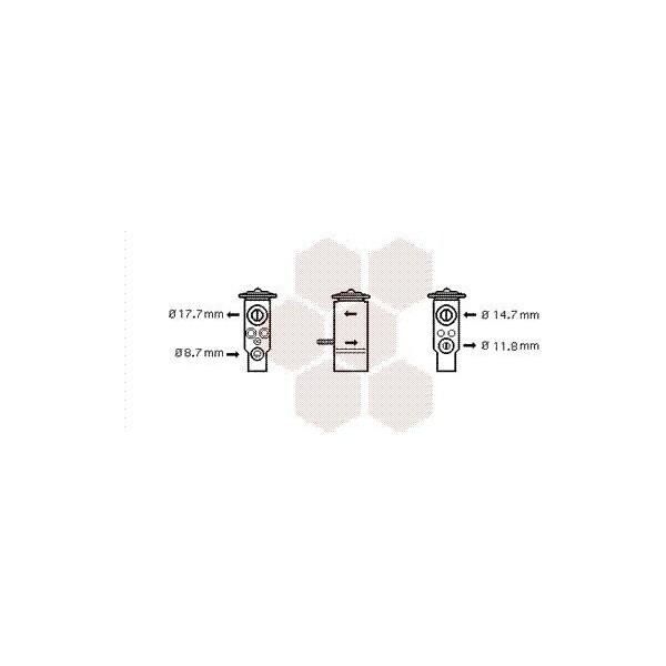 Van Wezel 30001111 - Oe 1688300084 Valvola Di Espansione, Impianto Di Climatizzazione Per Classe A (W168), Vaneo (414)-image
