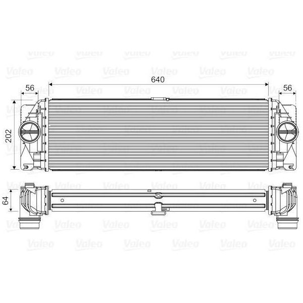 Valeo 818341 - Intercooler Oe 9065010201 Per Sprinter (W906), Sprinter (W907, W910), Sprinter (W907), Crafter (2E), Crafter (2F)-image