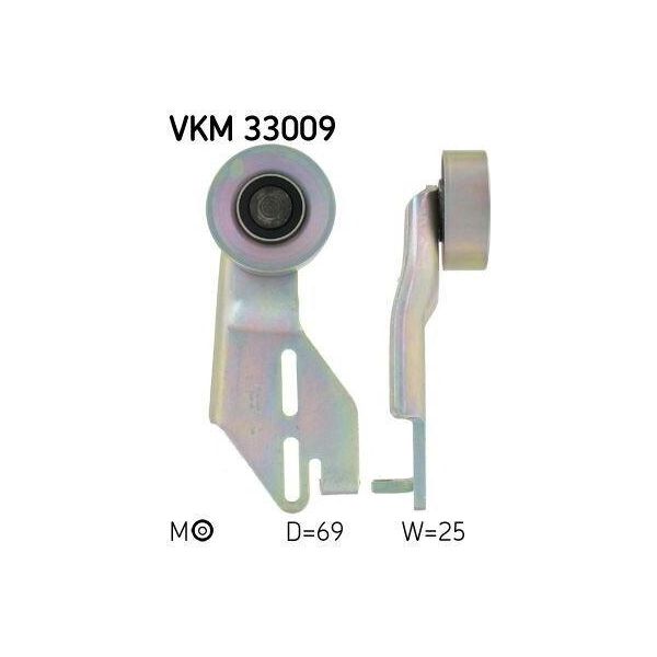 Skf Vkm 33009 - Oe 5751 26 Puleggia Tenditore, Cinghia A V Per Saxo, Zx (N2), 106 Ii-image