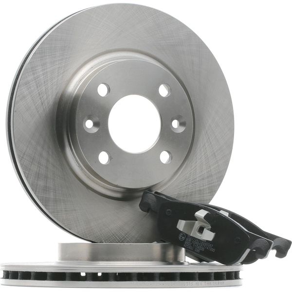 Ridex 3405B1006 - Dischi E Pastiglie Freno Per Sandero, Logan, Twingo Iii (Bc), Thalia Iii (L8), Logan Ii, Logan I, Clio Iv-image