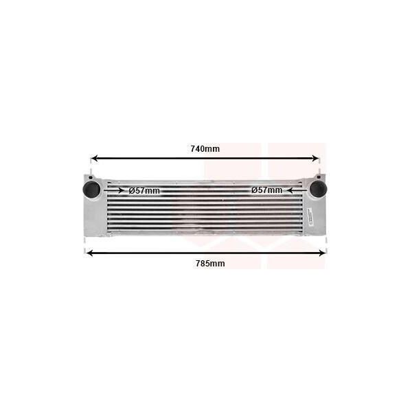 Van Wezel 30004473 - Intercooler Oe 6395010801 Per Viano (W639), Vito (W639)-image