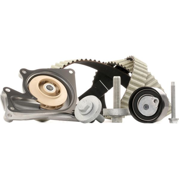 Ridex 3096W0064 - Kit Pompa Acqua + Cinghia Di Distribuzione Oe 119A02552R Per Sandero, Logan, Lodgy, Duster, Dokker, Qashqai Ii (J11), Qashqai +2 I (J10), Note (E11, NE11), Juke (F15), Twingo Ii (CN0), Scenic Iii, Modus (F/JP0), Megane Iii, Megane Cc, Logan I, Latitude (L70), Laguna Iii, Kangoo (Fw), Kangoo (Kw), Grand Scenic Iii (Jz), Fluence (L3), Clio Iv, Clio Iii, Captur I (H5, J5)-image