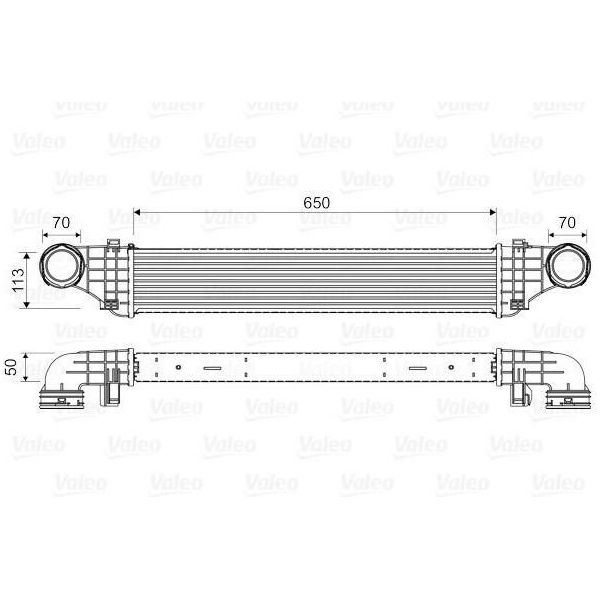 Valeo 818337 - Intercooler Oe 2115001002 Per Classe E (W211), Classe E (S211)-image