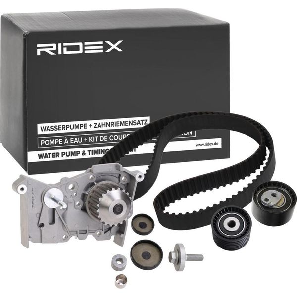 Ridex 3096W0024 - Oe 13 07 002 38R Wasserpumpe + Zahnriemensatz FüR Clio Iii, Fluence (L3), Grand Scenic Ii (Jm), Grand Scenic Iii (Jz), Laguna Ii, Laguna Iii, Megane Cc, Megane Ii, Megane Iii, Modus (F/JP0), Scenic Ii, Scenic Iii, Twingo Ii (CN0), Wind (E4M)-image