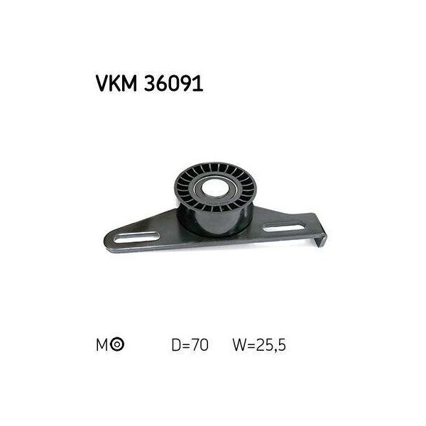 Skf Vkm 36091 Tendicinghia, Cinghia Trapezoidale Dentata Oe 8200582997 Compatibile Con Logan, Sandero, Solenza, Kubistar, Clio, Kangoo, Laguna, Megane, Scenic, Thalia-image
