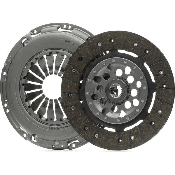 Sachs 3000 950 538 Kit Frizione Oe 302056060R Compatibile Con Talisman, Scenic, Modus, Megane, Latitude, Laguna, Kangoo, Kadjar, Fluence, Duster, Clio, Captur, Tiida, Qashqai, Pulsar, NV200, Note, Juke, Cube, Citan, Lodgy, Dokker-image