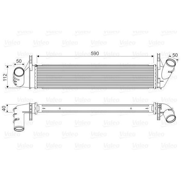 Valeo 818678 - Intercooler Oe 8200409045 Per Duster, Logan, Sandero-image