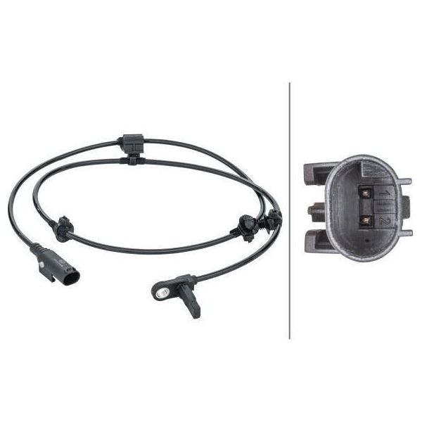 Hella 6PU 012 679-961 - Oe 447 905 01 01 Sensore Abs Per Classe V (W447), Vito (W447)-image