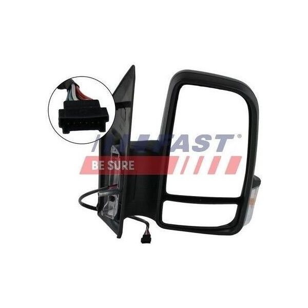 Fast FT88338 - Specchio Esterno Oe 9068103193, Destro Per Sprinter (W906), Crafter (2E), Crafter (2F)-image