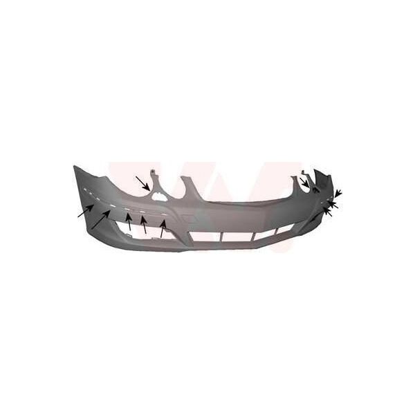 Van Wezel 3043576 - Oe 211 880 16 40 Paraurti Anteriore Per Classe E (W211), Classe E (S211)-image