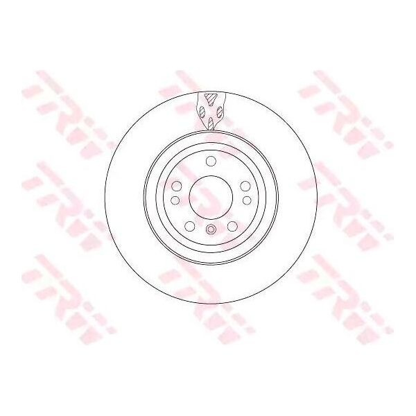 Trw DF6833S - Oe 166 421 06 12 Disco Freno Per Gle (W166), Gle (C292), Classe M (W166)-image