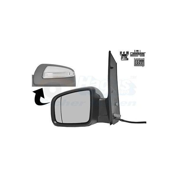 Van Wezel 3081825 - Oe 8102776 Specchio Esterno Sinistro Per Viano (W639)-image