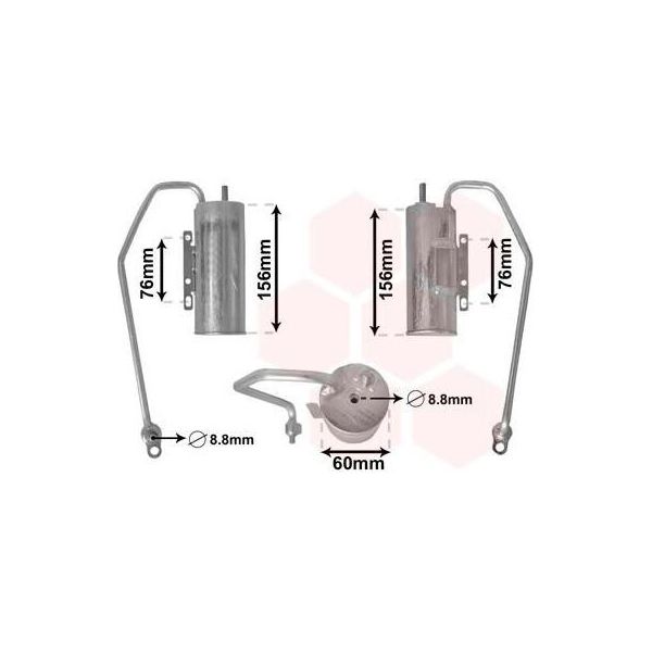 Van Wezel 3700D398 - Paracalore Oe 71740473 Per Croma, Signum (Z03), Vectra C (Z02)-image