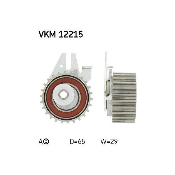 Skf Vkm 12215 - Oe 55196971 Puleggia Tenditore, Cinghia Di Distribuzione Per Brava, Bravo, Marea-image