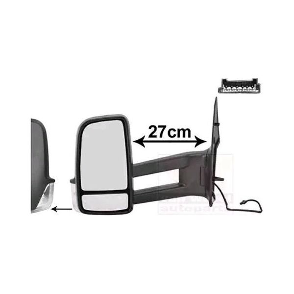 Van Wezel 5862825 - Oe 2E3857507D Specchio Esterno, Sinistro Per Crafter (2E), Crafter (2F)-image
