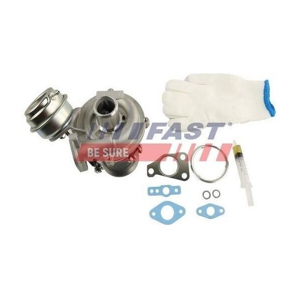 Fast FT63531 - Turbolader Oe 1607371380 Per 500 (312), Fiorino, Punto, Panda, Qubo, Ka (RU8), Corsa D (S07), Bipper (Aa), Bipper Tepee-image