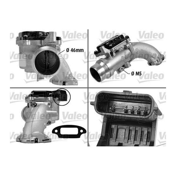 Valeo 700429 - Corpo Farfallato Oe 8200614985 Per Grand Scenic Iii (Jz), Megane Cc, Megane Iii, Scenic Iii-image