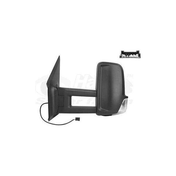 Van Wezel 3077823 Specchietto Esterno Specchietto Laterale Sinistro Adatto Per MERCEDES-BENZ Sprinter 3,5 T Furgone (906) Convesso Non Riscaldato-image