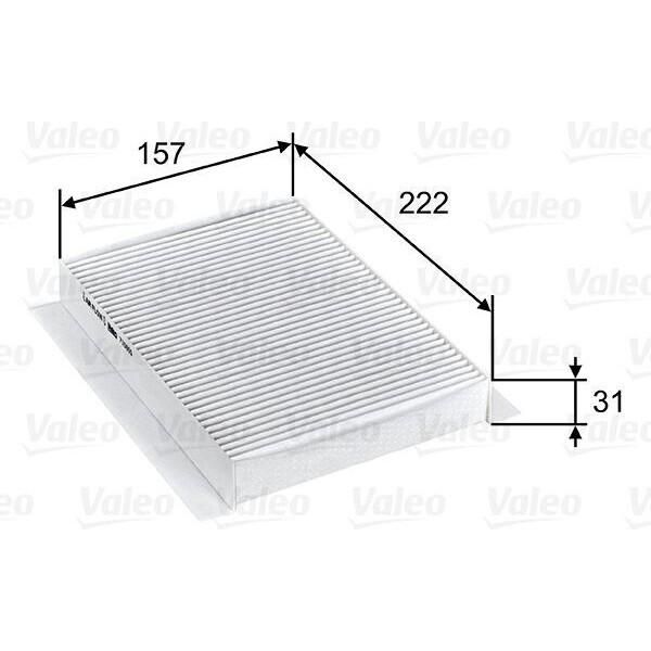 Valeo 715809 - Oe 52063810 Filtro Abitacolo Per 500L (351, 352), 500X (334), Renegade, Compass-image