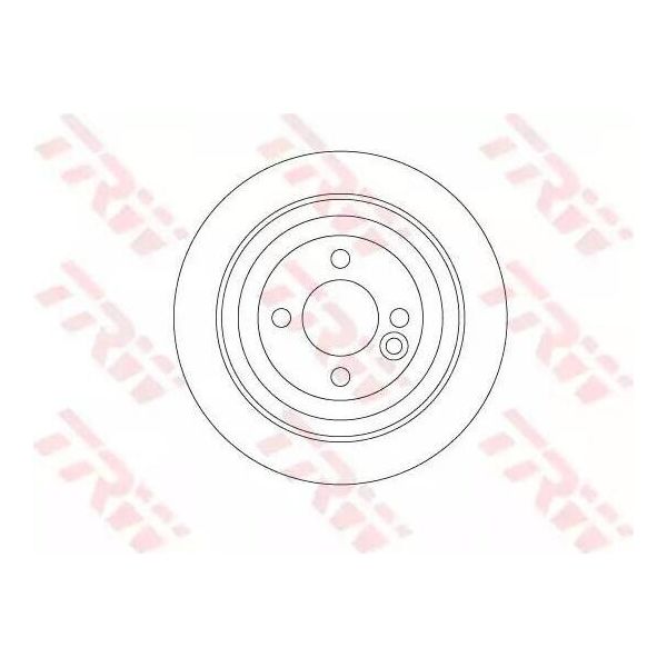Trw DF6523 - Oe 34 21 6 784 389 Disco Freno Per R56, R57, R55, R58, R59-image