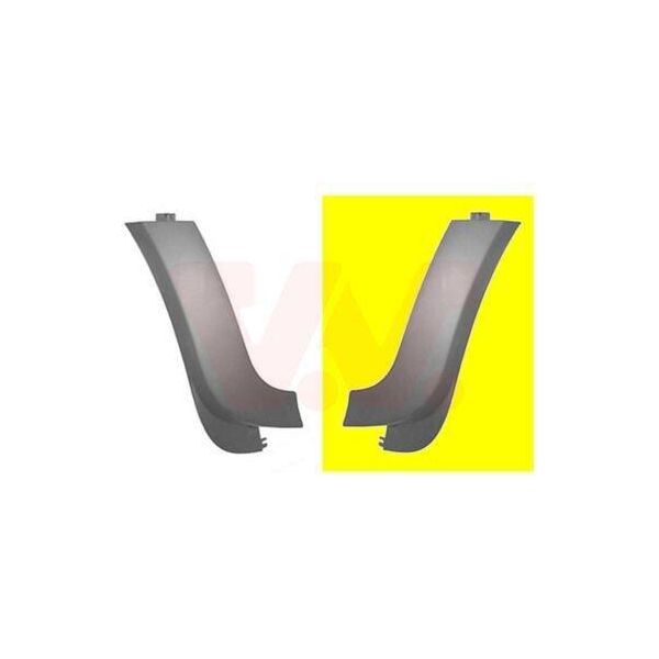 Van Wezel Spoiler Anteriore Spoiler 0502501 Anteriore Sinistro Per Mini Hatchback (R50, R53)-image