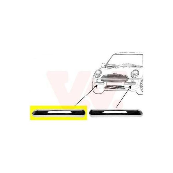 Van Wezel 0502584 - Oe 5111 6800 142 Modanatura, Paraurti, Anteriore Destro Per R50, R53-image