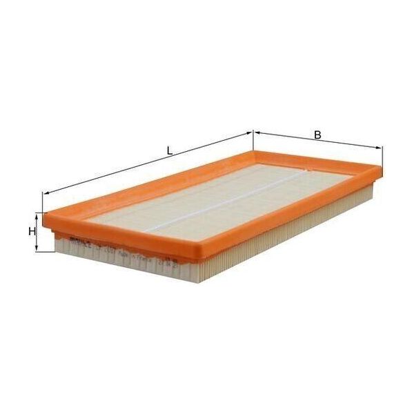Mahle Lx 2087 - Filtro Aria Oe 51773404 Per Panda, 500 (312)-image
