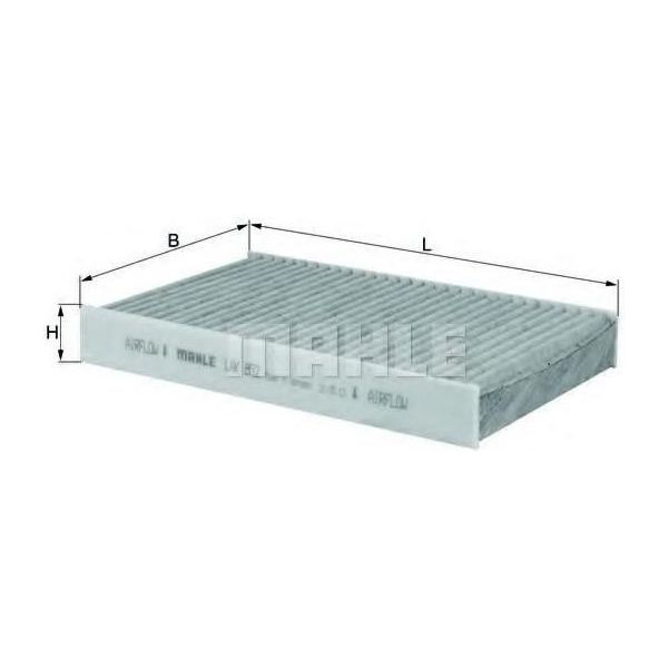 Mahle Lak 852 - Filtro Aria Abitacolo Oe 271T200A00 Per Juke (F15), Pulsar, Fluence (L3), Megane Iii-image