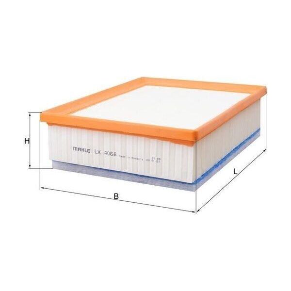 Mahle Lx 4068 - Oe 6000618816 Luftfilter FüR Talento, Vivaro (X82), Vivaro B (X82), Trafic Iii (Jg), Trafic Iii (Fg), Trafic Iii (Eg)-image