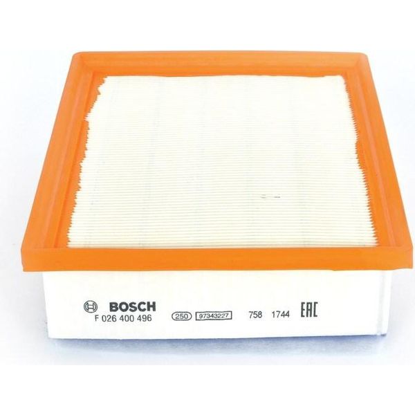 Bosch F 026 400 496 - Oe K6000618816 Filtro Aria Per Talento, Vivaro (X82), Vivaro B (X82), Trafic Iii (Eg), Trafic Iii (Fg), Trafic Iii (Jg)-image