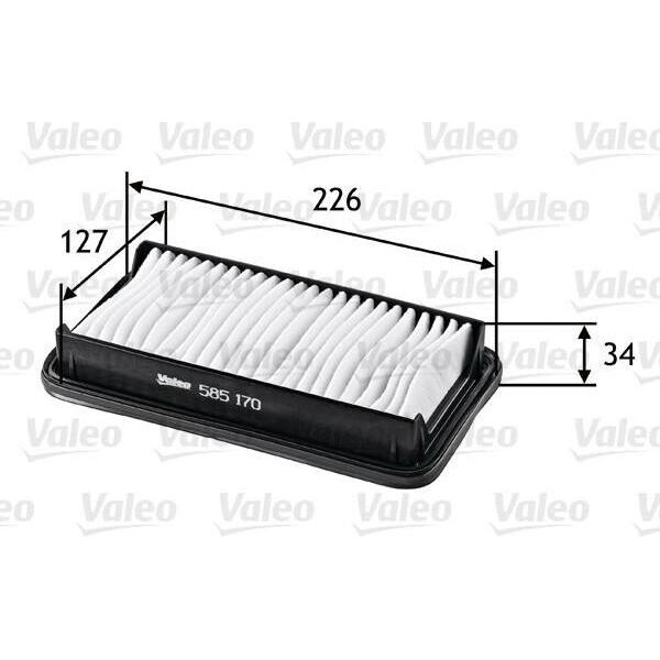 Valeo 585170 - Filtro Aria Oe 71742069 Per Sedici-image
