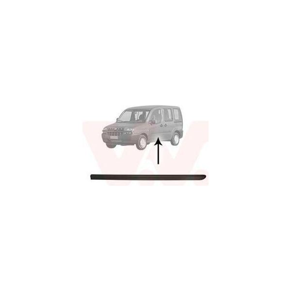 Van Wezel 1636425 - Oe 735294281 Striscia Di Rivestimento, Posteriore Sinistra Per Doblo-image
