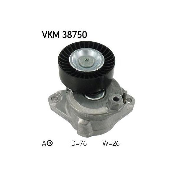 Skf Vkm 38750 Rullo Tenditore, Cinghia Trapezoidale Dentata Oe 1562000570 Compatibile Con Classe C, Clk, Cls, Classe E, Classe M, Classe R, Classe S, Sl, Sls-image