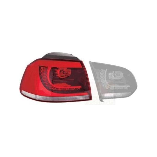 Van Wezel 5765931 - Oe 5K0 945 095 Q Lampada Combinata Posteriore, Sinistra, Parte Esterna Per Golf Vi-image
