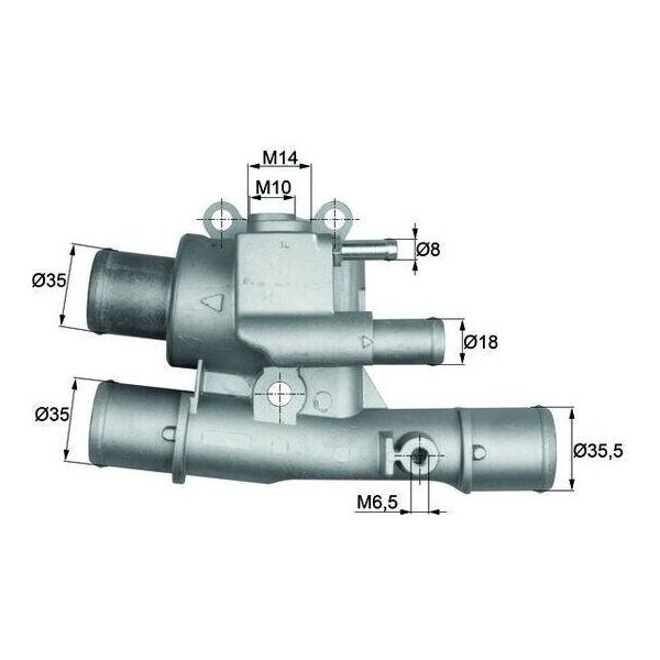 Mahle Ti 124 88 - Oe 46416424 KüHlwasserthermostat FüR Brava, Bravo, Marea, Palio, Siena-image