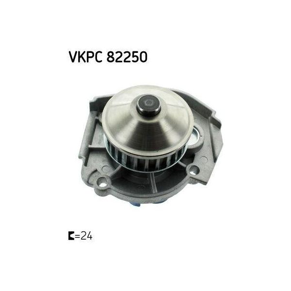 Skf Vkpc 82250 - Oe 46526243 Pompa Dell'acqua Per Panda, Punto, Seicento, Siena, Doblo, Palio, Strada-image