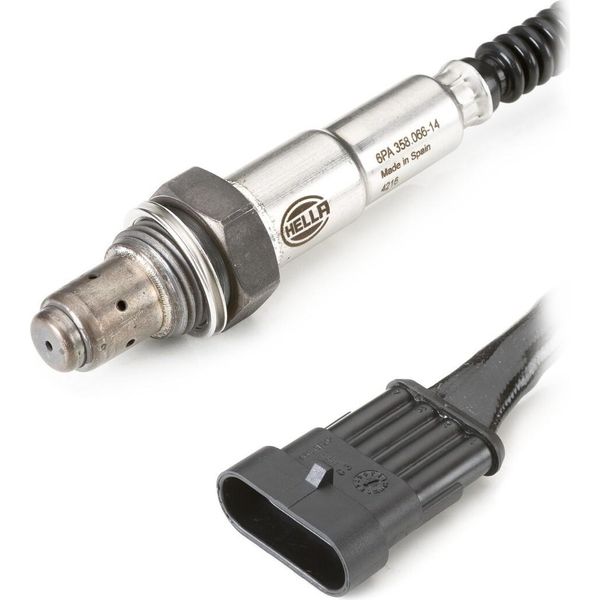 Hella 6PA 358 066-141 - Oe 46545432 Lambdasonde FüR 147 (937), 166 (936), Giulietta (940), Gt (937), Gtv (916), Mito (955), Spider (916), 500 (312), Punto, Brava, Bravo, Doblo, Fiorino, Idea, Linea, Marea, Palio, Panda, Qubo, Siena, Stilo, Strada-image