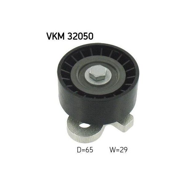 Skf Vkm 32050 - Puleggia Tenditore Oe 46557128, Cinghia A V Per Seicento-image