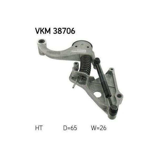 Skf Vkm 38706 - Oe 11 28 7 509 476 Puleggia Tenditore, Cinghia A V Per R50, R53, R52-image