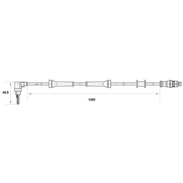 Bosch 0 265 007 035 - Sensore Abs Oe 46539831 Per Marea-image