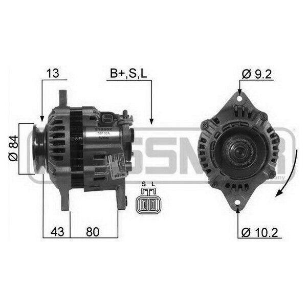 Era 210532A - Alternatore Oe A003TB0771 Per Almera Ii (N16), X-Trail (T30)-image