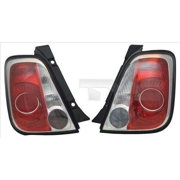 Tyc 11-11283-21-2 - Oe 51934476 Fanale Posteriore Destro Per 500 (312)-image