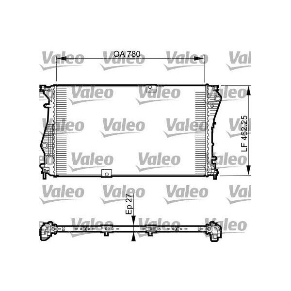Valeo 735599 - Oe 4406359 Radiatore, Raffreddamento Motore Per Vivaro A (E7), Vivaro (F7), Vivaro (J7), Trafic Ii (El), Trafic Ii (Fl), Trafic Ii (Jl)-image