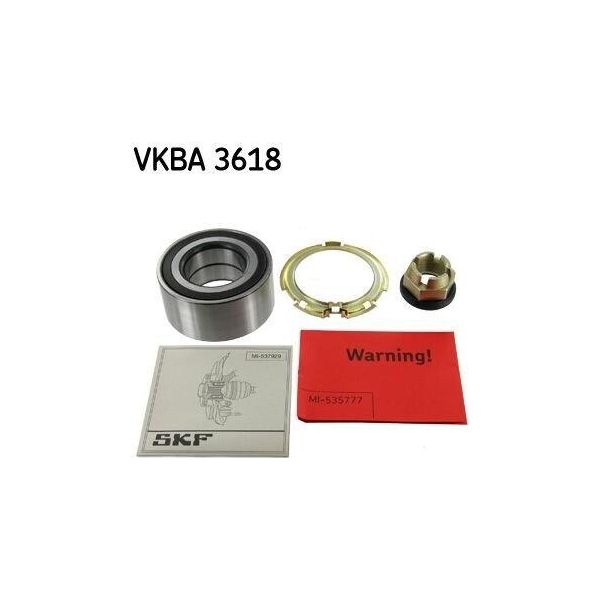Skf Vkba 3618 - Oe 40210 00Q0F Set Di Cuscinetti Ruota Per Primastar (X83), Vivaro (J7), Vivaro (F7), Vivaro A (E7), Vivaro A (X83), Trafic Ii (Jl), Trafic Ii (Fl), Trafic Ii (El)-image