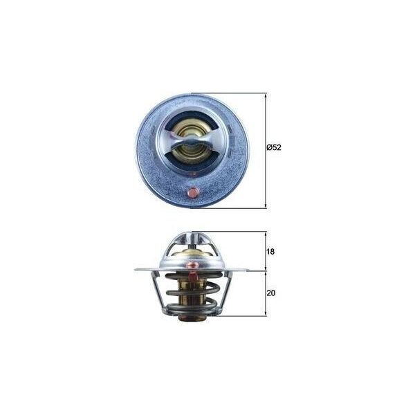 Mahle Tx 185 82D - Termostato Acqua Di Raffreddamento Oe MN176384 Per Forfour (454)-image